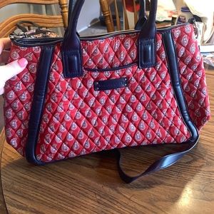 Red/Blue Patterned Vera Bradley Purse
